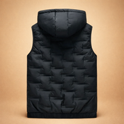 Tobias | Men's Hooded Puffer Vest with Interior Pocket