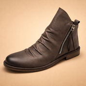 Lewis | Relaxed Zip-Up Ankle Boots for Effortless Smart Casual Looks