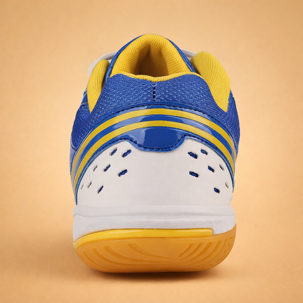 luxury-european-studio-heel-view-sneaker-posed-model-shot-caramel-sand-background.png
