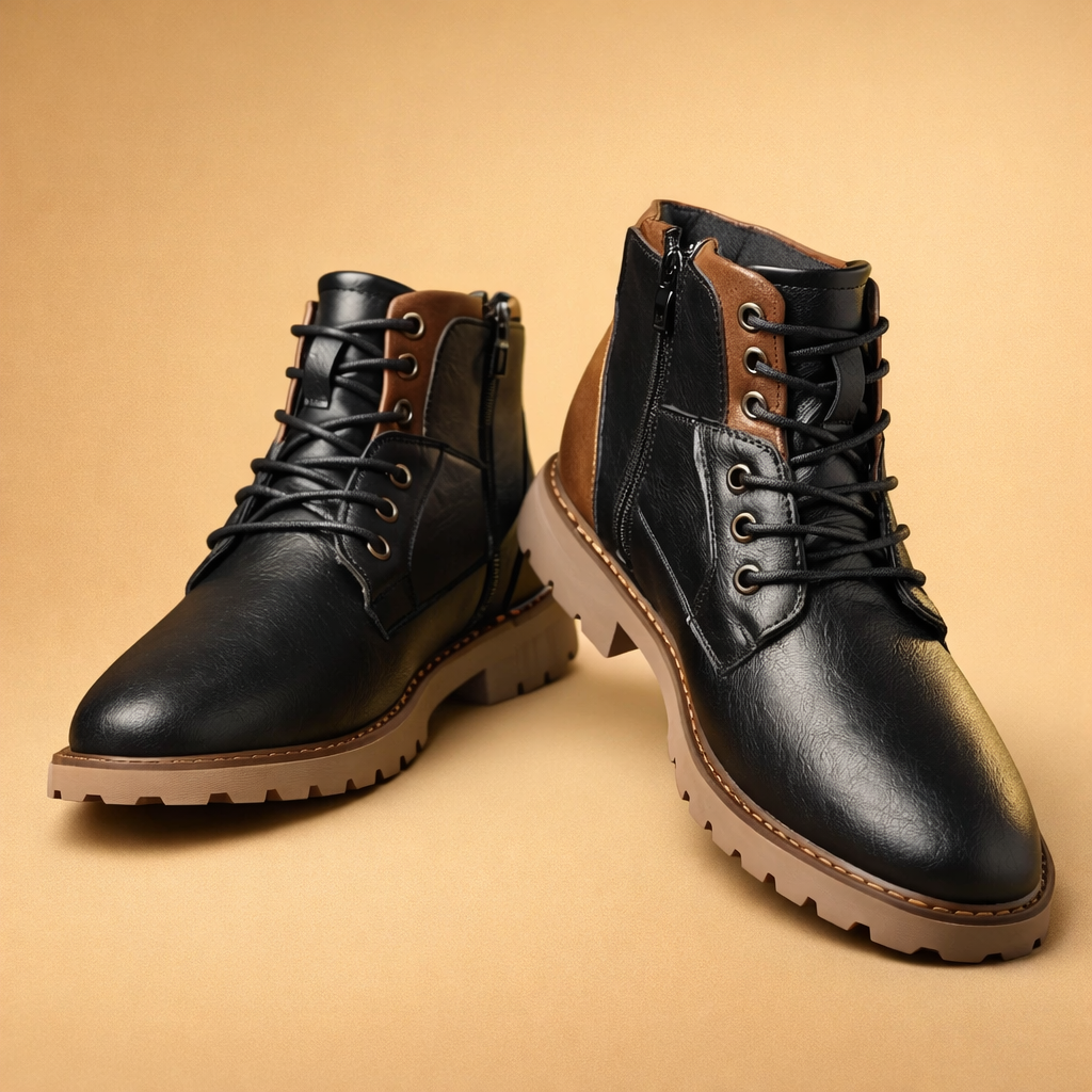 George | Rugged Lace-Up Casual Boots for Everyday Street-Ready Style