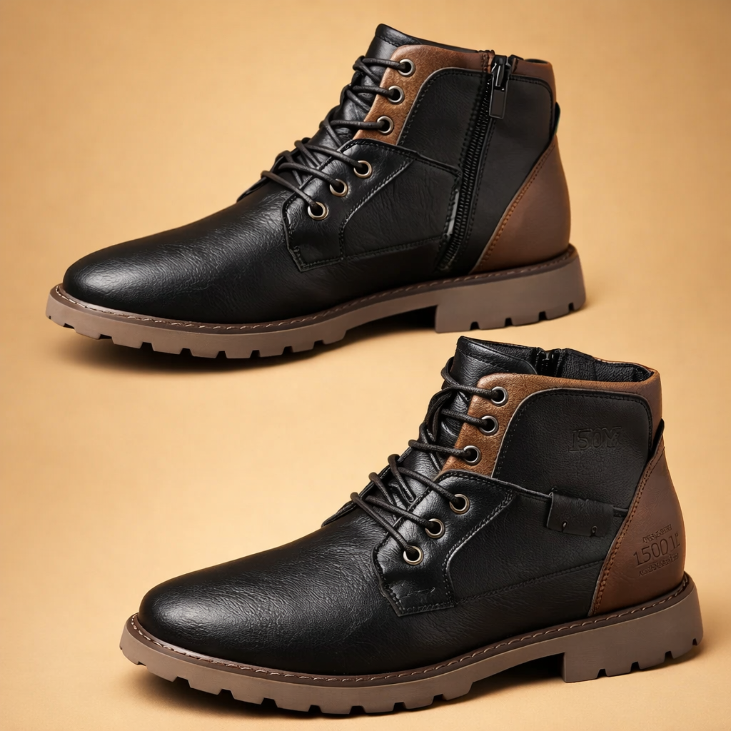 George | Rugged Lace-Up Casual Boots for Everyday Street-Ready Style