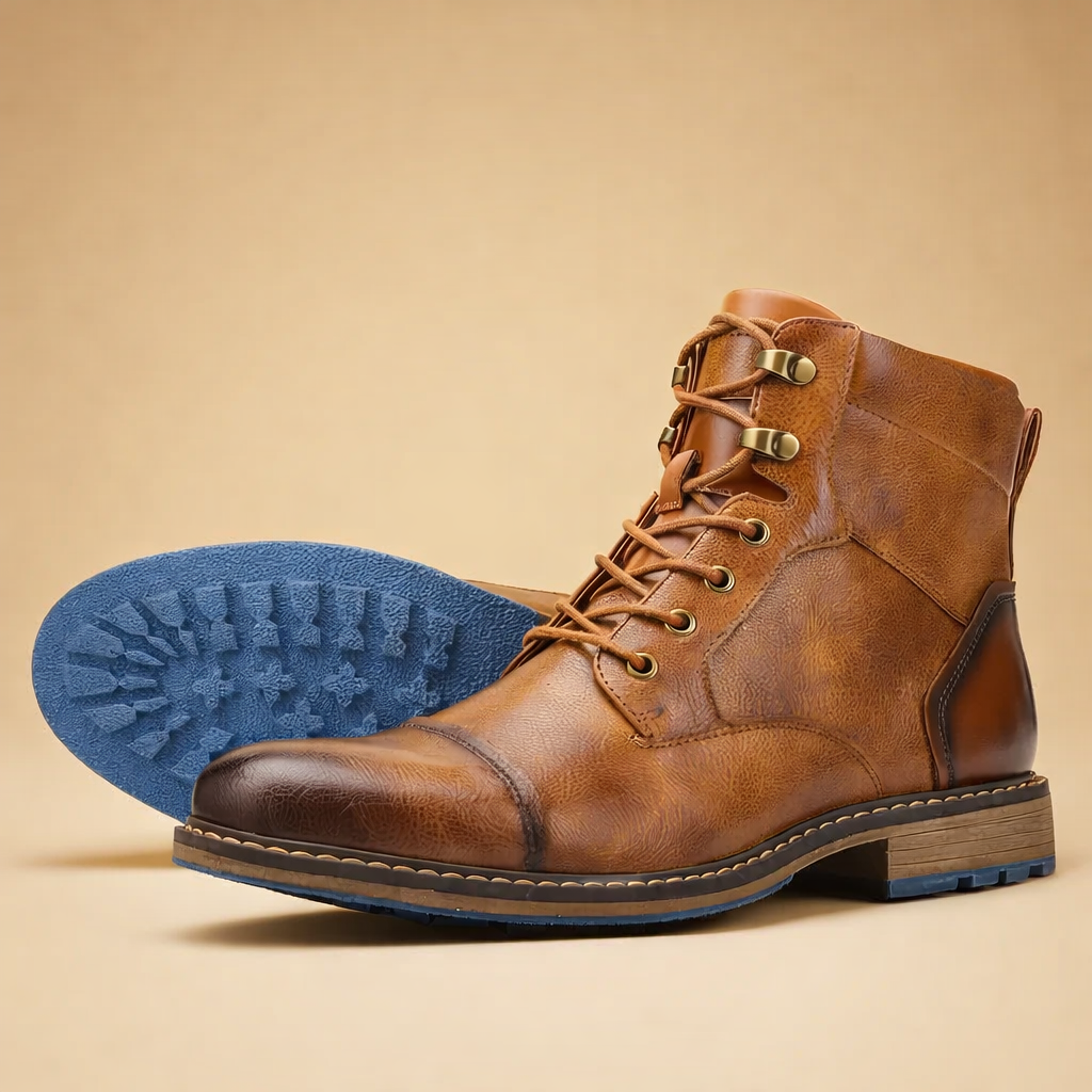Theodore | Smart Lace-Up Utility Boots for Confident Everyday Wear