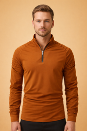 Ryan | Warm Men's Long Sleeve Zipper Sweater