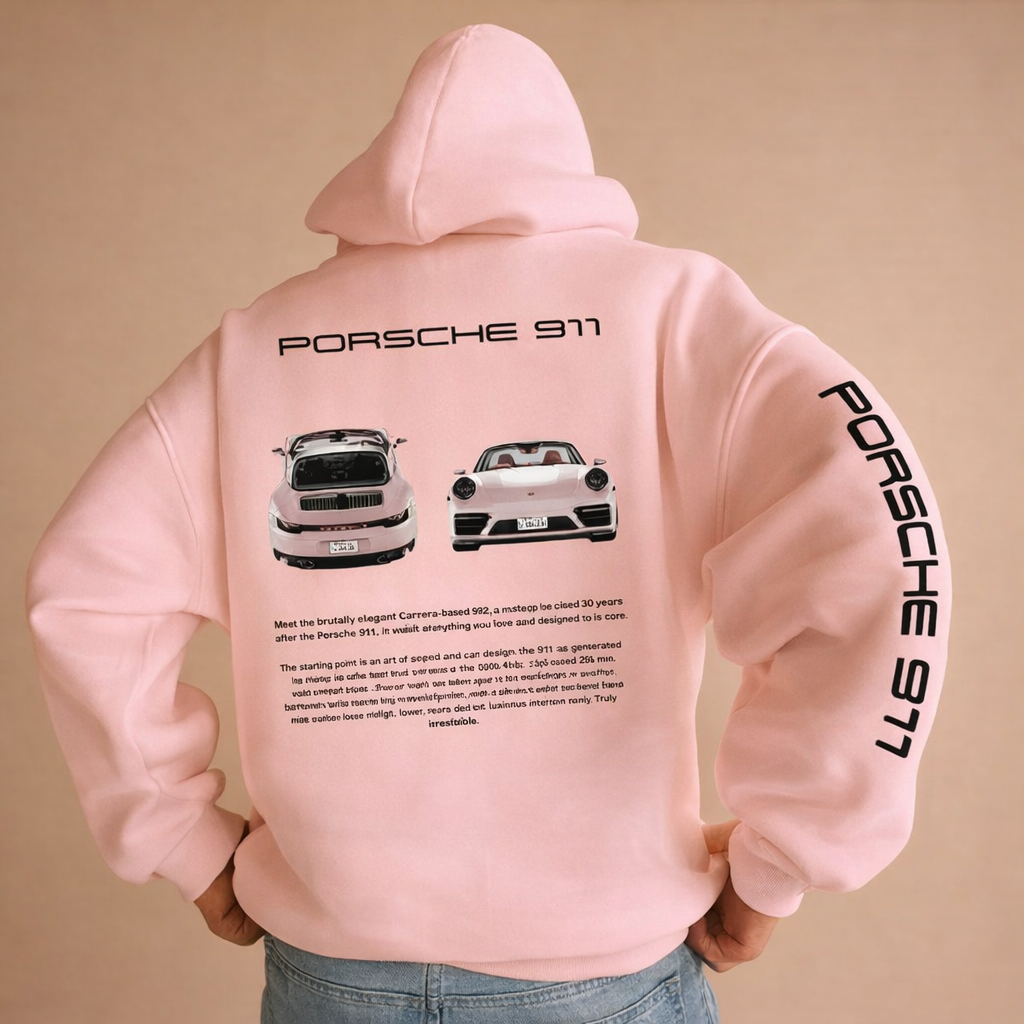Lance | Warm Printed Hoodie for Men | Plus Size