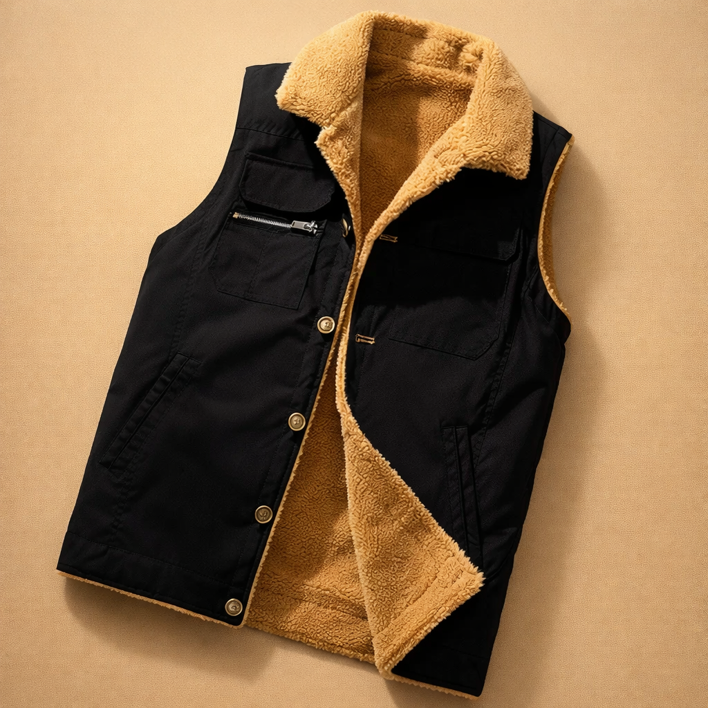 Oliver | Modern Casual Utility Vest Jacket
