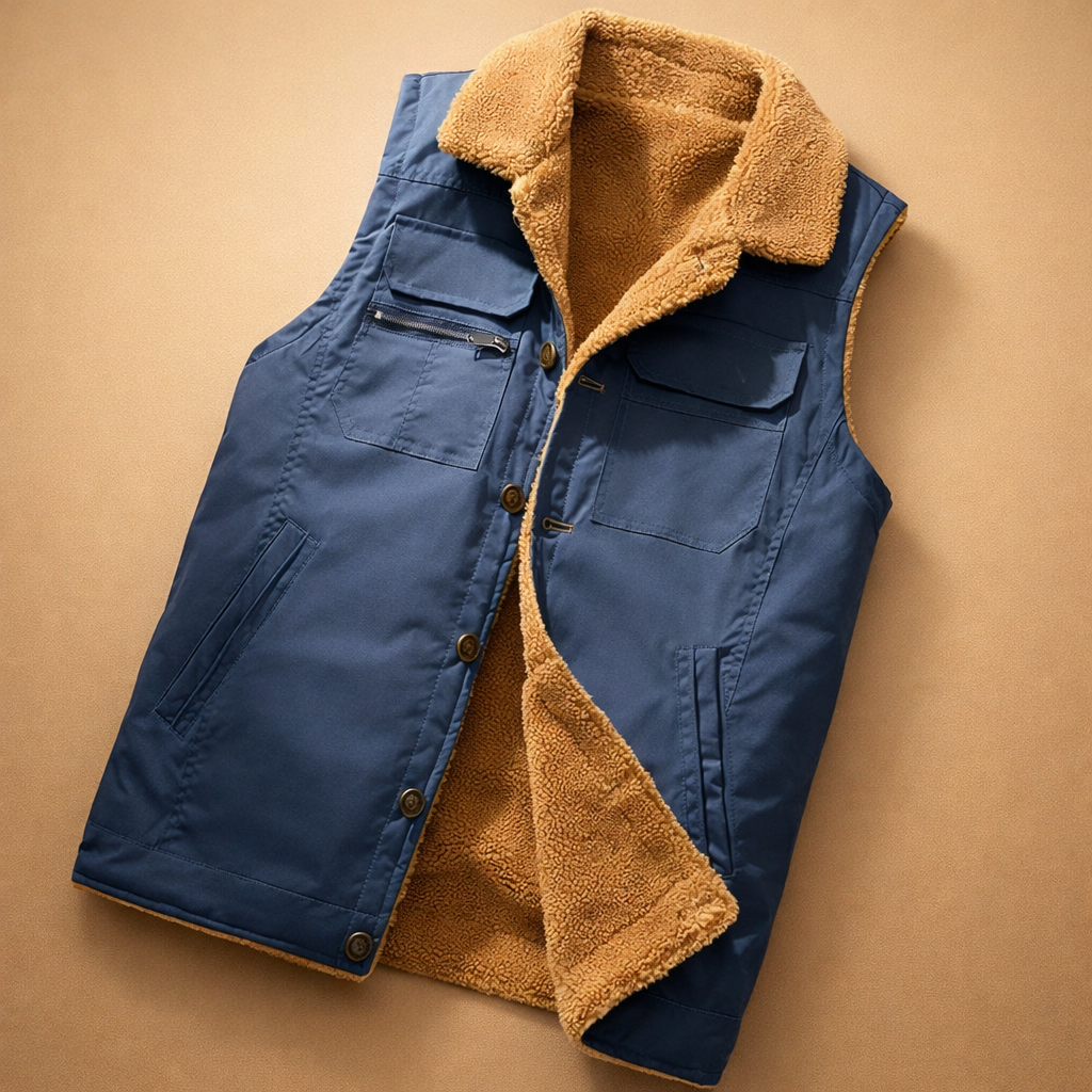 Oliver | Modern Casual Utility Vest Jacket