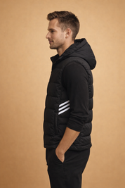 Rafael | Men's Hooded Puffer Vest Urban Style Warm Polyester
