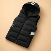 Rafael | Men's Hooded Puffer Vest Urban Style Warm Polyester