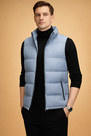 Men's Lightweight Quilted Bodywarmer for Comfort Padded Fabric