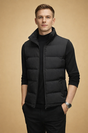 Men's Lightweight Quilted Bodywarmer for Comfort Padded Fabric