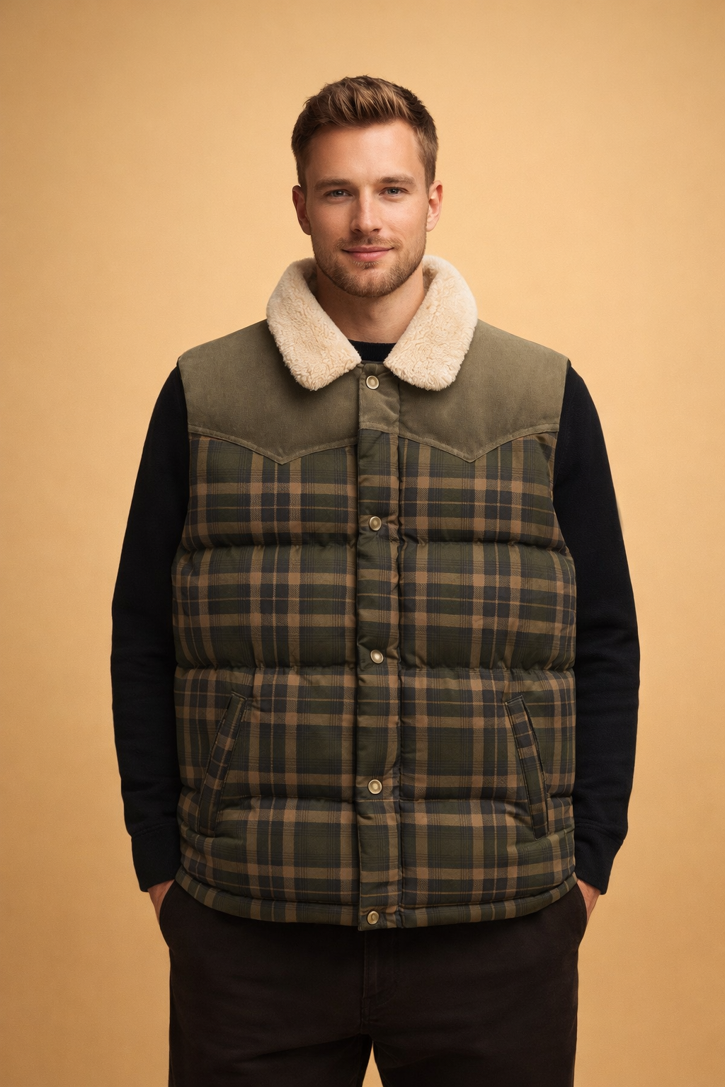 Keith | Men's Insulated Outdoor Vest Comfortable Padded Fabric
