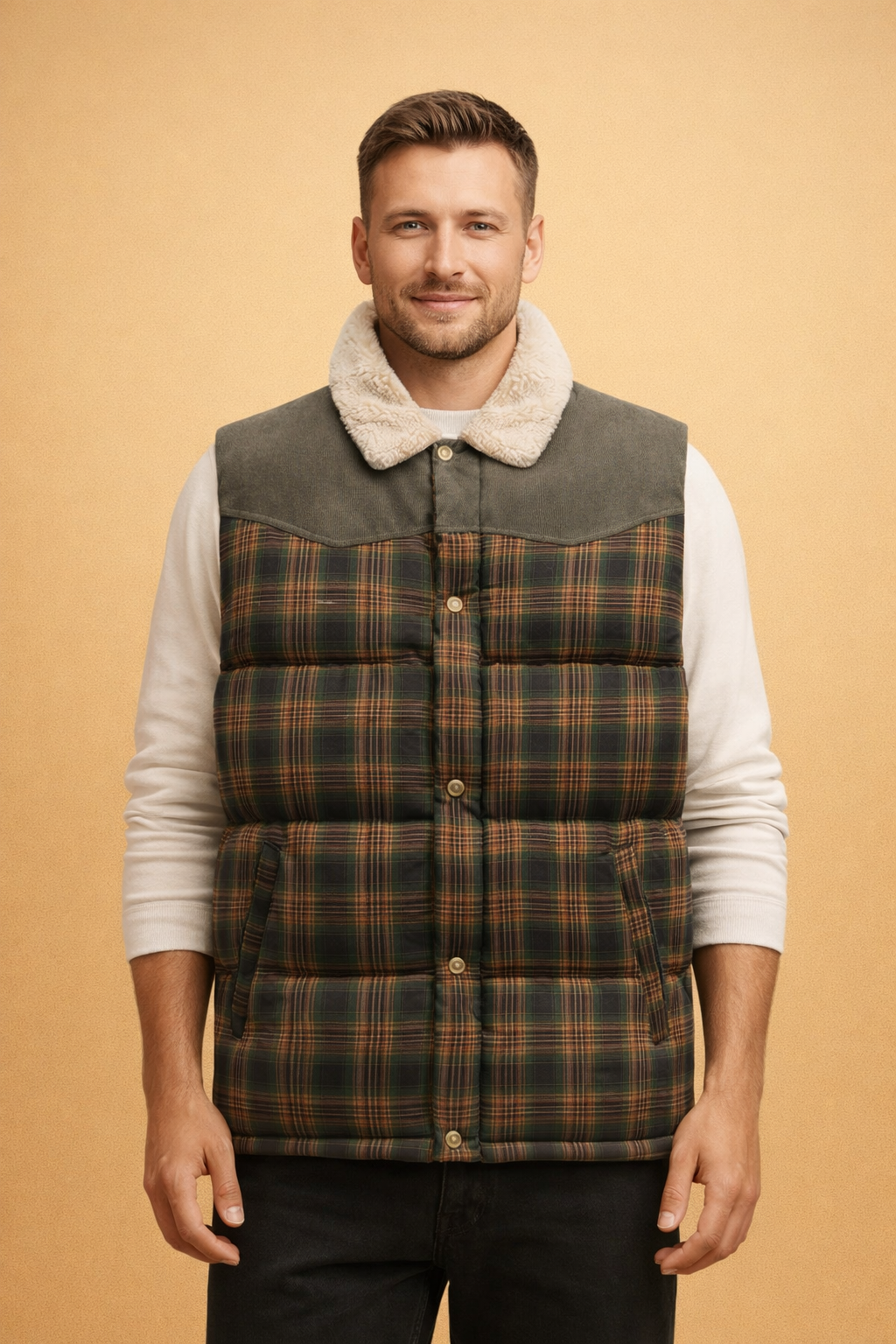 Keith | Men's Insulated Outdoor Vest Comfortable Padded Fabric