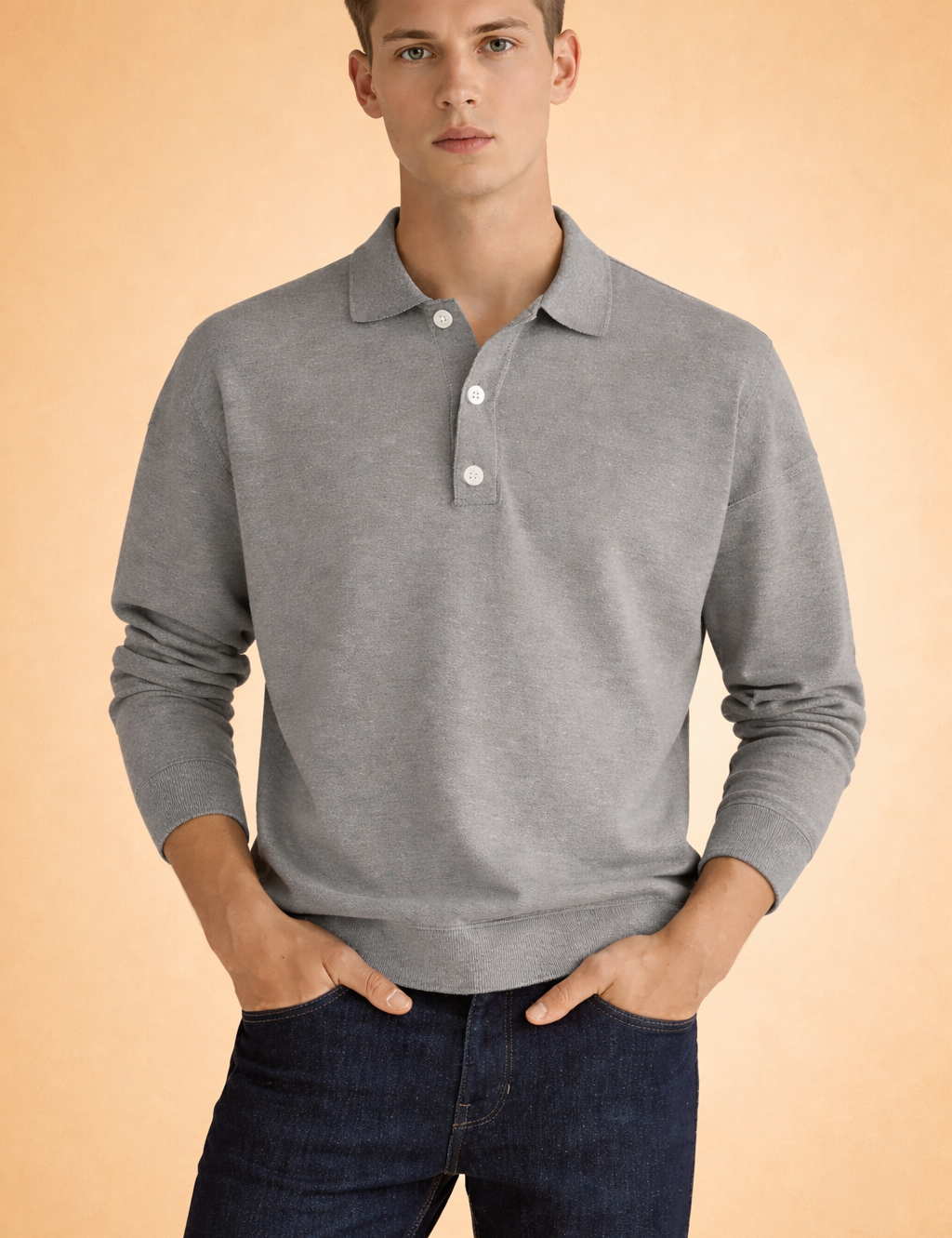 Draco | Men's Long Sleeve Polo Shirt