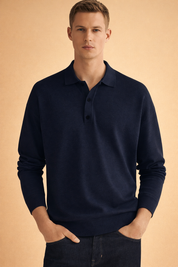 Draco | Men's Long Sleeve Polo Shirt