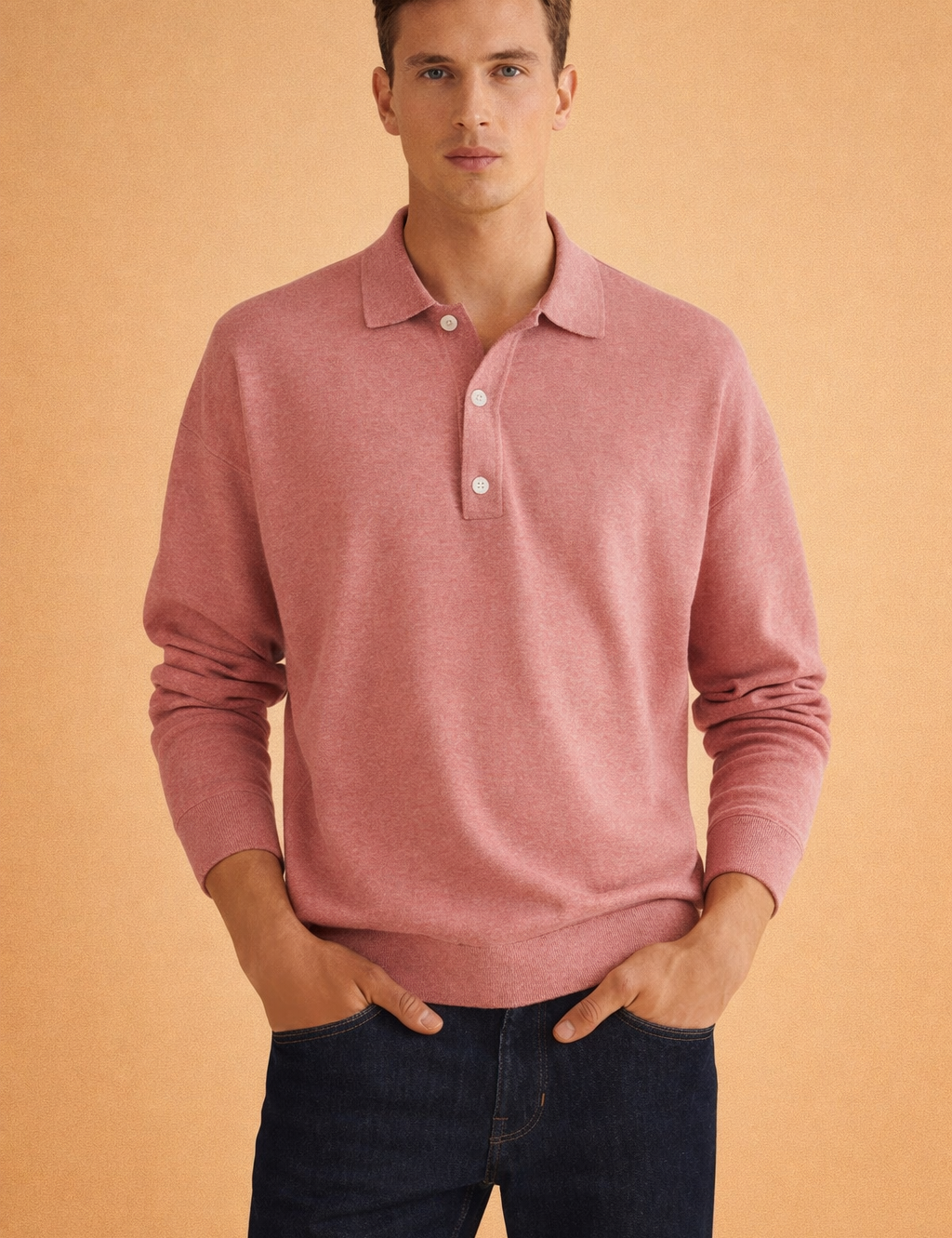 Draco | Men's Long Sleeve Polo Shirt