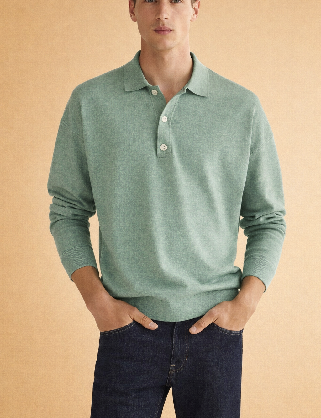 Draco | Men's Long Sleeve Polo Shirt
