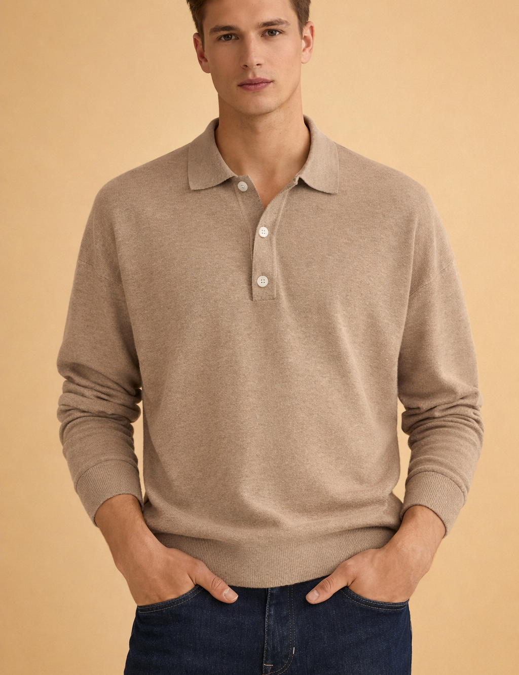 Draco | Men's Long Sleeve Polo Shirt