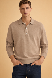 Draco | Men's Long Sleeve Polo Shirt