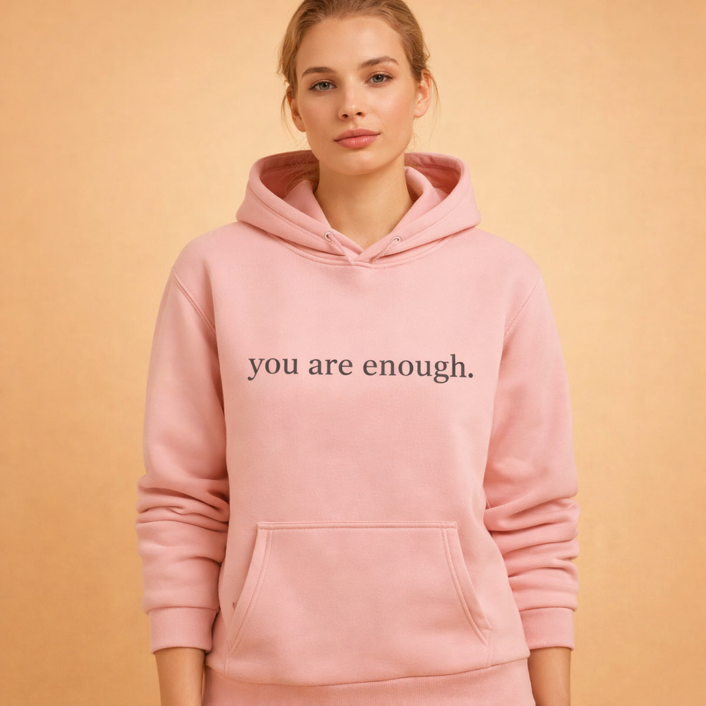 Lena | Oversized hoodie with motivational slogan