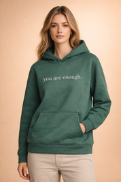 Lena | Oversized hoodie with motivational slogan