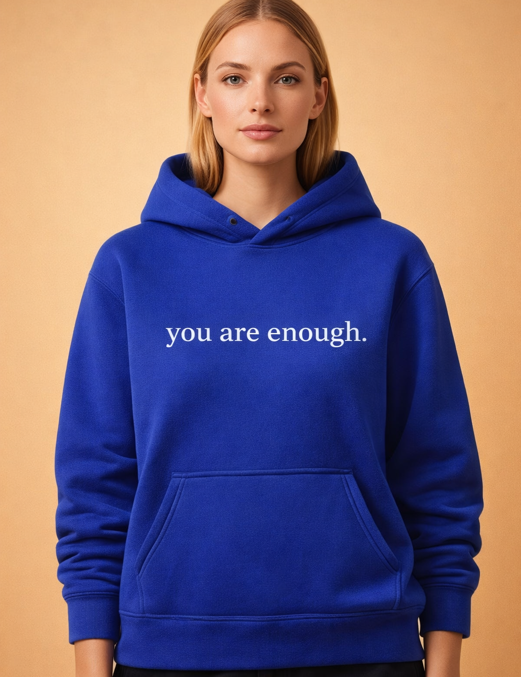 Lena | Oversized hoodie with motivational slogan