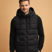 Charlie | Insulated Hooded Puffer Vest Lightweight Quilted