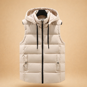 Charlie | Insulated Hooded Puffer Vest Lightweight Quilted