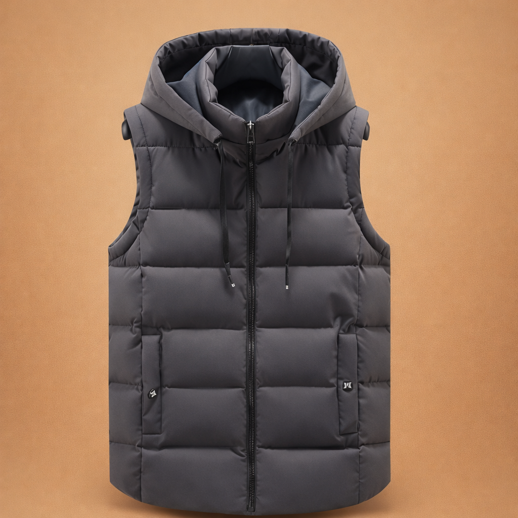 Charlie | Insulated Hooded Puffer Vest Lightweight Quilted