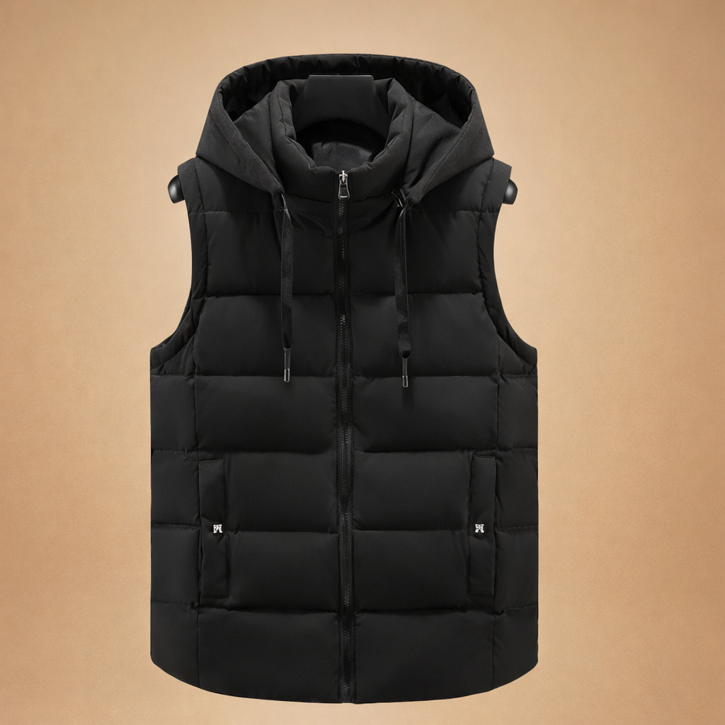 Charlie | Insulated Hooded Puffer Vest Lightweight Quilted