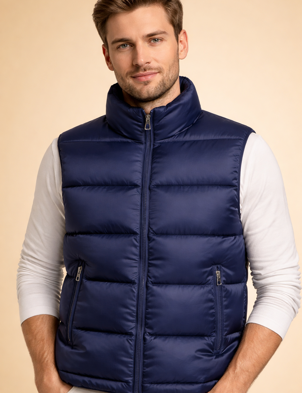 Ryan | Men's Stylish Quilted Bodywarmer Jacket Warm Padded Fabric
