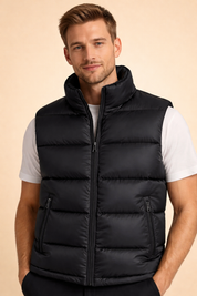 Ryan | Men's Stylish Quilted Bodywarmer Jacket Warm Padded Fabric