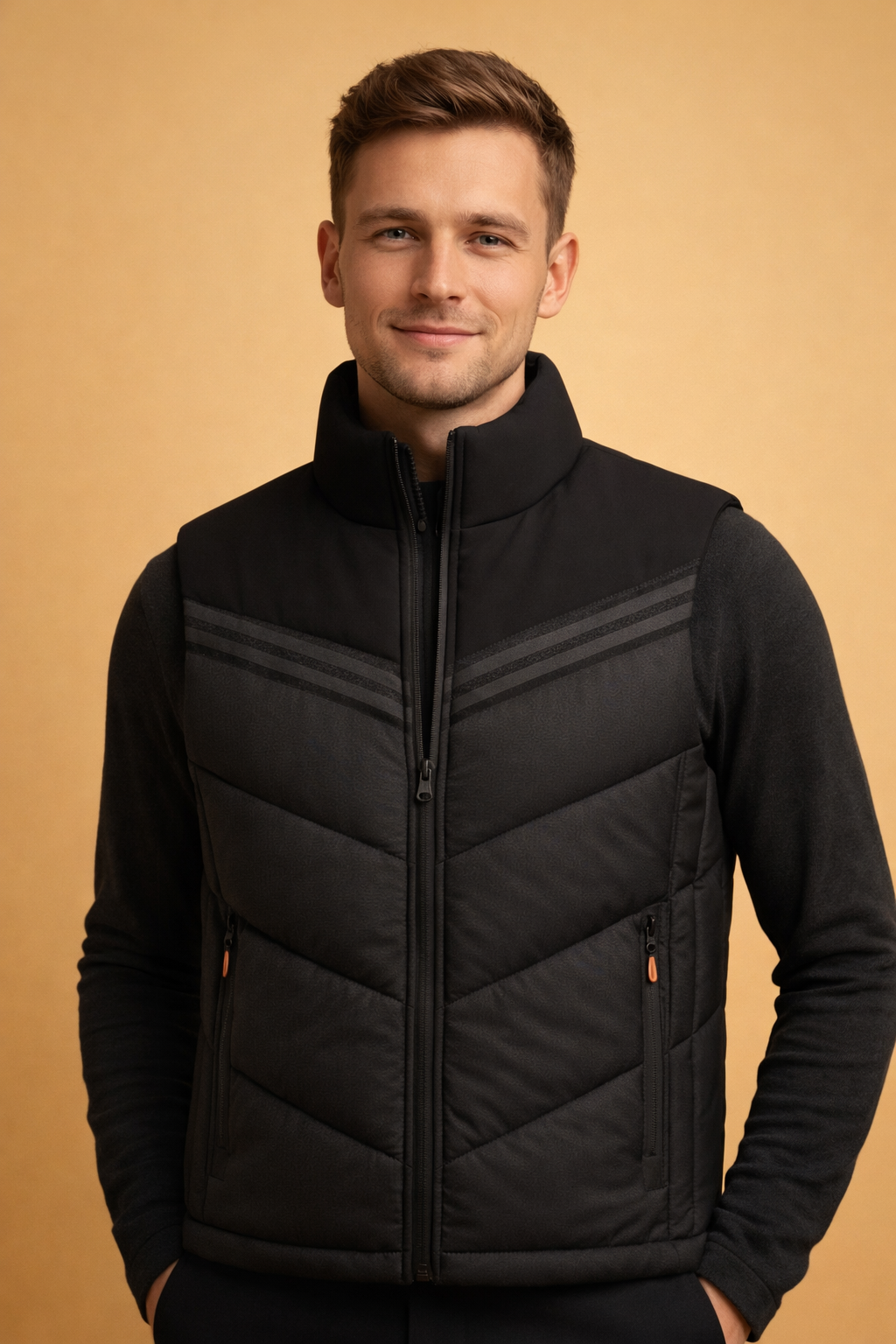 Men's Lightweight Quilted Bodywarmer Stylish Jacket High-Quality Fabric