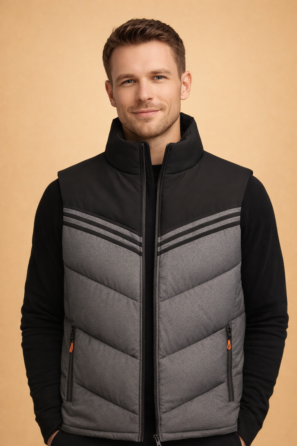 Men's Lightweight Quilted Bodywarmer Stylish Jacket High-Quality Fabric
