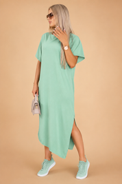 Estela | Elegant Batwing Sleeve Dress