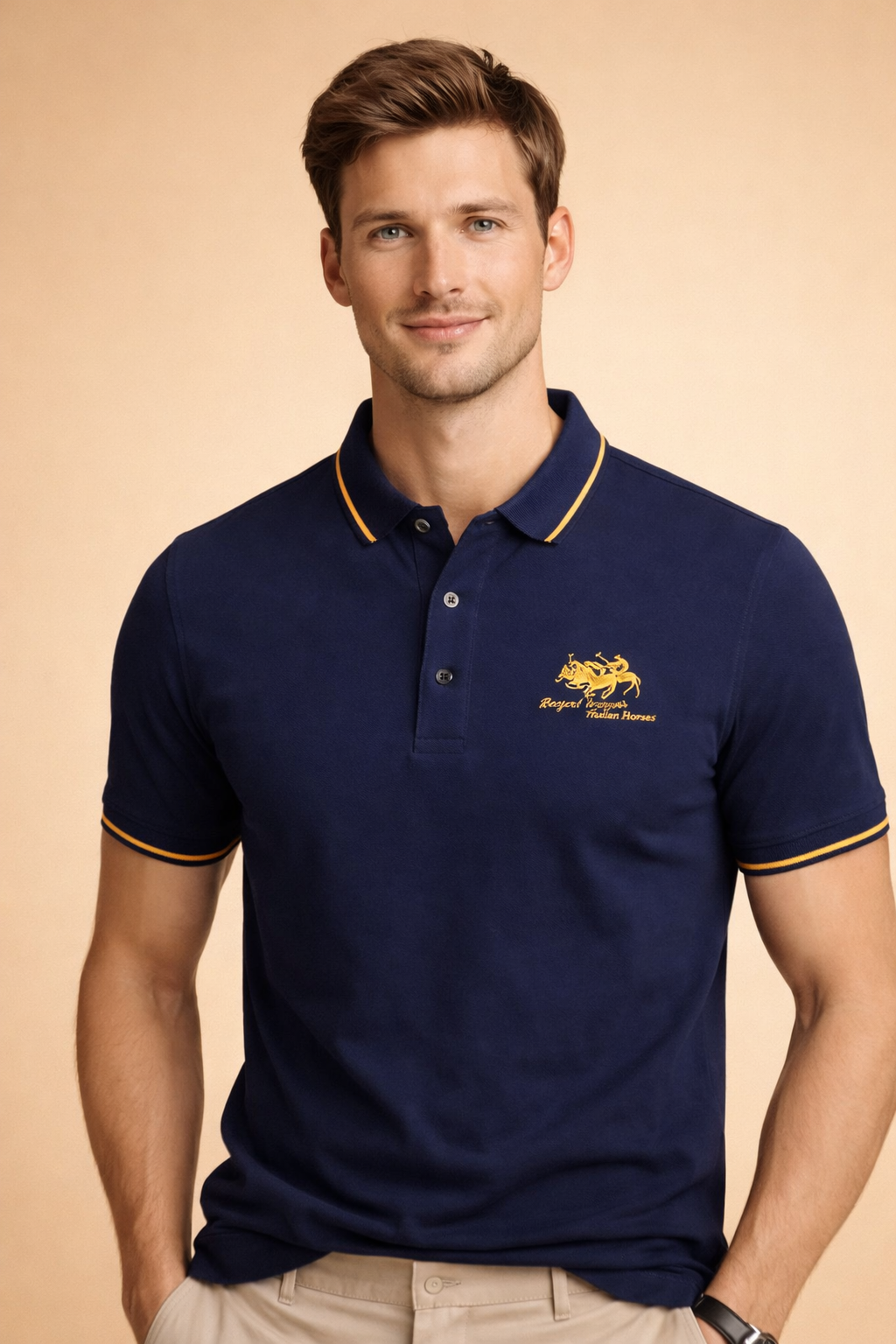 Sebastian | Elegant men's polo shirt with a classic character