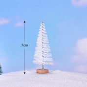 Colorful Christmas trees for your desk, set of 5