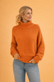 Lidia | Loose turtleneck sweater