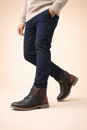 George | Rugged Lace-Up Casual Boots for Everyday Street-Ready Style