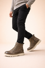 Rowan | Rugged Lace-Up Workwear Boots for Modern Everyday Style