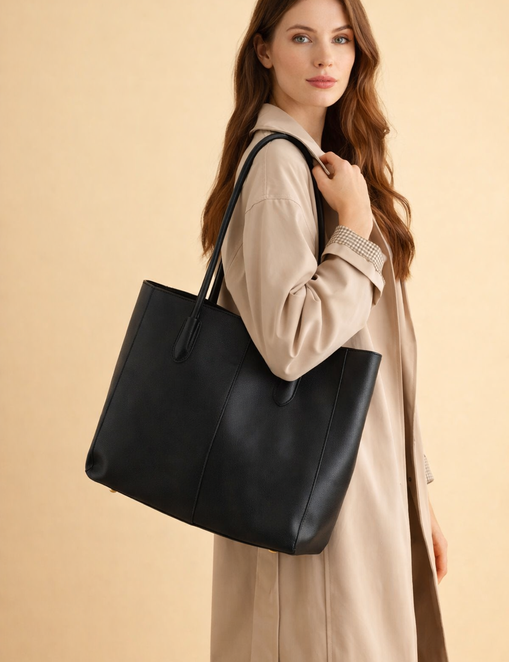 polish-model-wearing-minimalist-black-leather-tote-bag-studio-shoulder-pose.png
