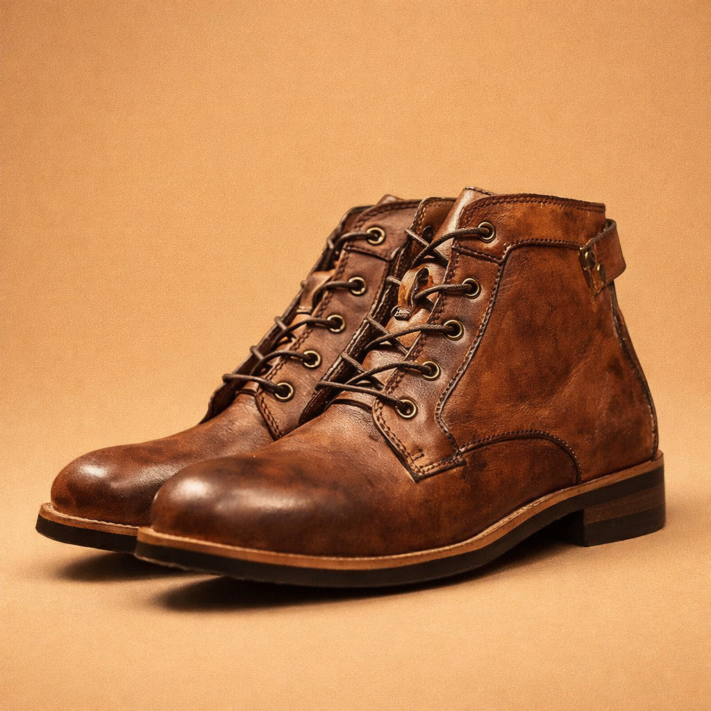Harrison | Smart Lace-Up Ankle Boots for Modern Gentleman Style
