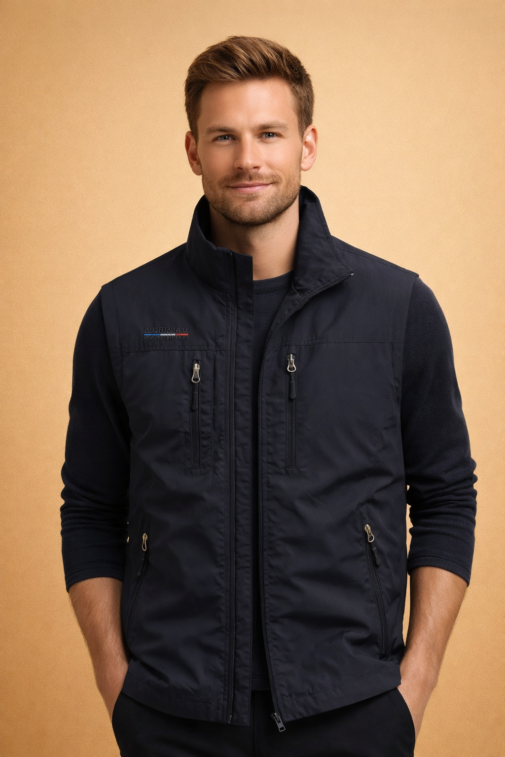 Maddox | Men's Outdoor Utility Vest with Multi-Zip Pockets