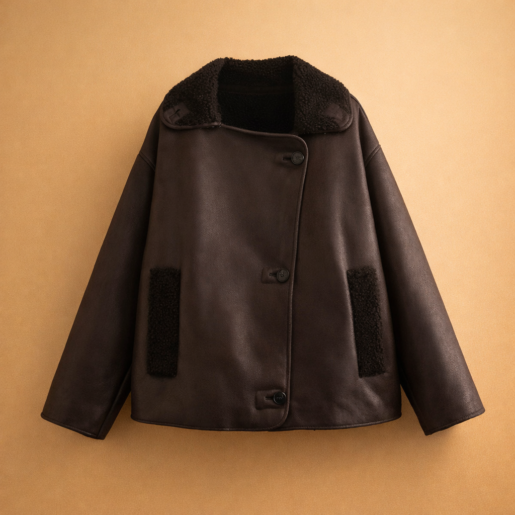 Lena | Relaxed Aviator-Inspired Short Jacket