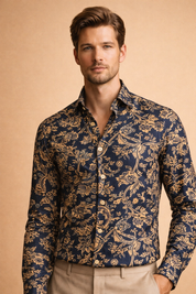 Adam | A stylish men's floral shirt for a modern, casual look