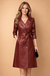 Harper | Structured Double-Breasted Longline Women’s Jacket