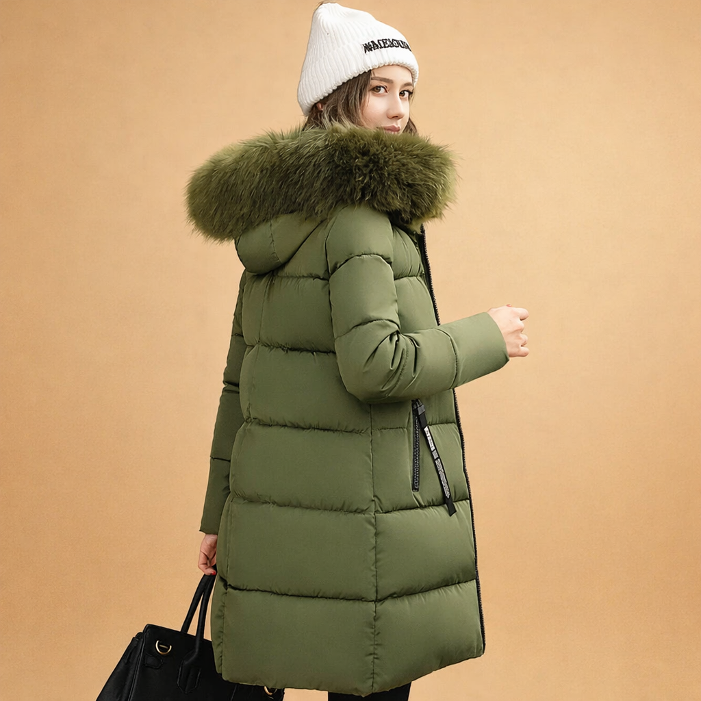Helena | Long Winter Parka with Hood