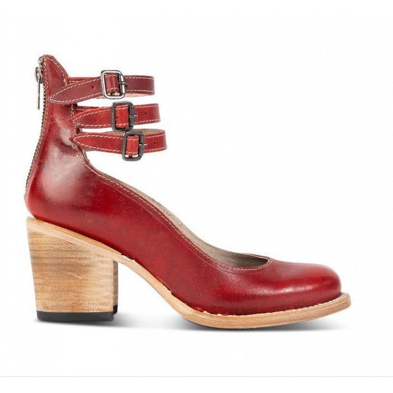 Natalia | Elegant block heel pumps with straps
