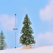 Colorful Christmas trees for your desk, set of 5
